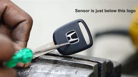 how to remove rfid chip from honda key|Honda key sensor.